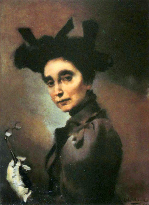 the artist's wife